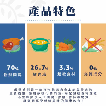 Dr.Clauder's 克勞德博士 嚴選無穀主食貓罐 200g