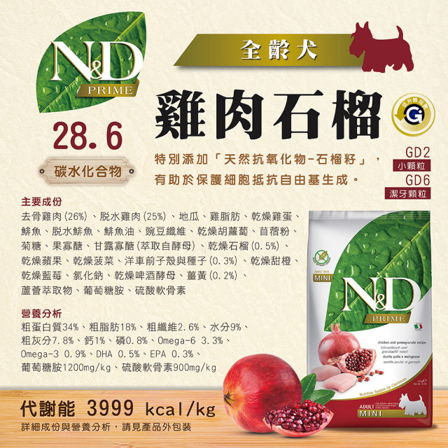 【團購/社群享98折】法米納Farmina ND天然頂級無穀 貓糧&犬糧