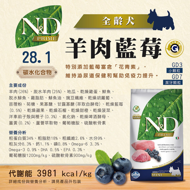 【團購/社群享98折】法米納Farmina ND天然頂級無穀 貓糧&犬糧