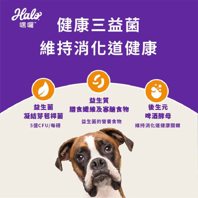 【快閃團購/買一送一】Halo嘿囉 無穀犬糧 350g