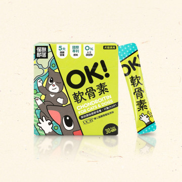 【團購】怪獸部落 OK！軟骨素 關節保養  (1.5g/30包)