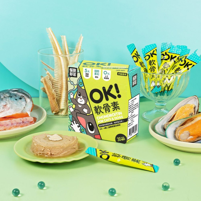 【團購】怪獸部落 OK！軟骨素 關節保養  (1.5g/30包)