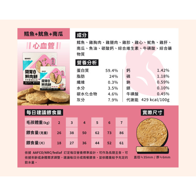 【團購/社群享98折】怪獸部落 開胃山海鮮肉餅 凍乾主食