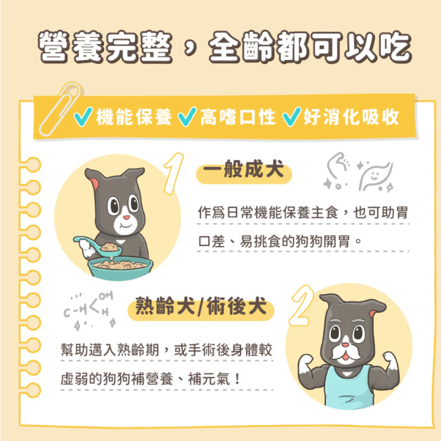 【團購】怪獸部落 犬用 保健機能狗主食罐 箱購