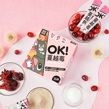 【團購】怪獸部落 OK！蔓越莓  泌尿保健 紓壓  (1.5g/30包)