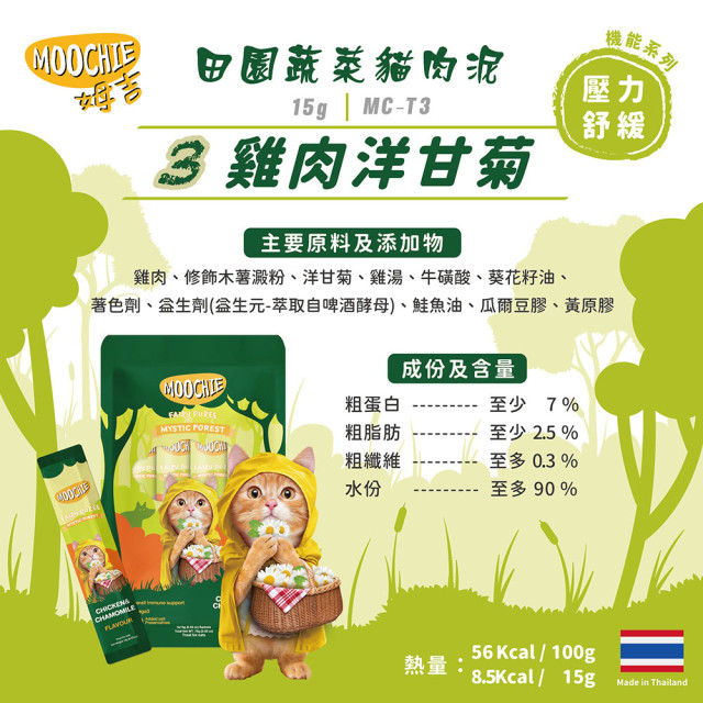 【團購】Moochie 姆吉 貓咪零食肉泥  25條入 (15g/條)