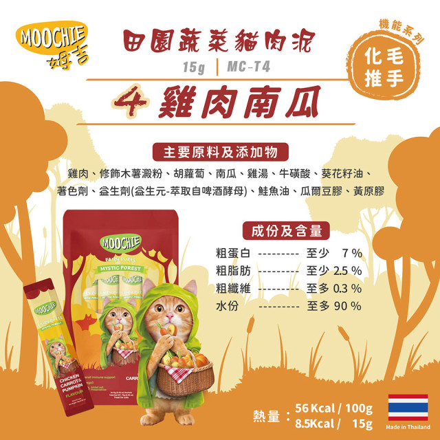 【團購】Moochie 姆吉 貓咪零食肉泥  25條入 (15g/條)