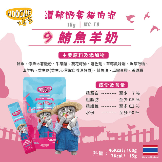 【團購】Moochie 姆吉 貓咪零食肉泥  25條入 (15g/條)