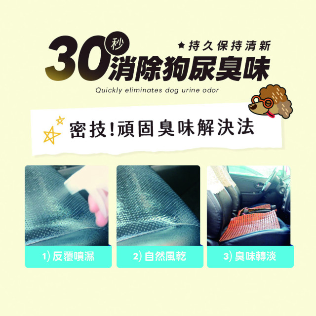 【團購/社群享98折】臭味滾 狗除臭噴霧 高效分解異味