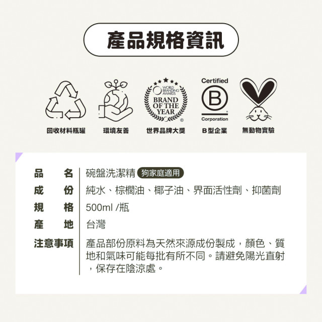 【團購/社群享98折】臭味滾 狗狗洗碗精  分解口水生物膜 輕鬆沖淨