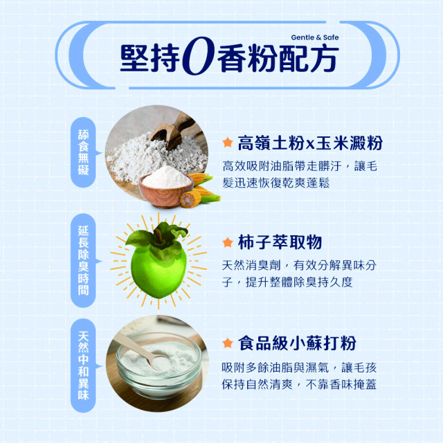 【團購】臭味滾 貓狗通用 乾洗粉 100g 植物除臭配方