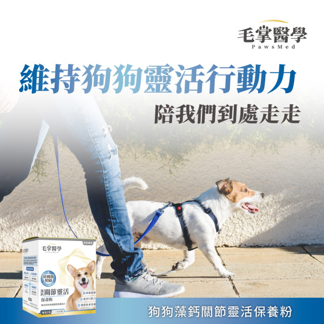 【團購】毛掌醫學 狗狗藻鈣關節靈活保養粉 2g*30包