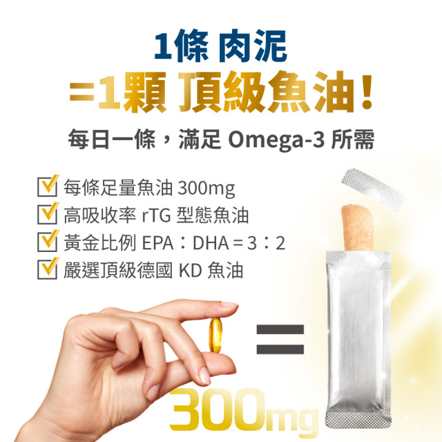 毛掌醫學 純魚油 保健肉泥  貓狗適用 一盒30入(x6g)