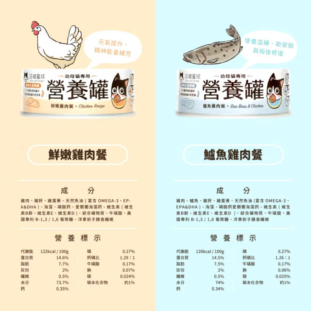 【團購/社群享98折】汪喵星球 營養罐 幼母貓無膠營養主食罐 箱購