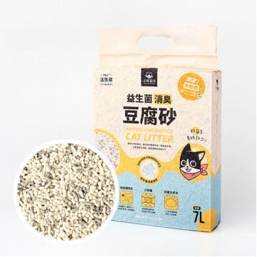 【團購/社群享98折】汪喵星球 益生菌消臭豆腐砂（米粒型豆腐砂）2.7KG*6包