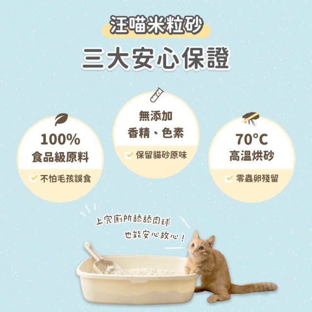 【團購/社群享98折】汪喵星球 益生菌消臭豆腐砂（米粒型豆腐砂）2.7KG