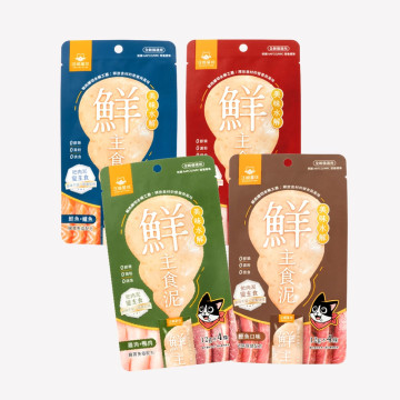 【團購】汪喵星球 貓用 美味水解鮮主食泥 12g*4入