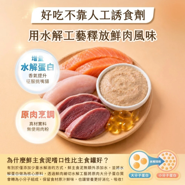 【團購】汪喵星球 貓用 美味水解鮮主食泥 12g*4入