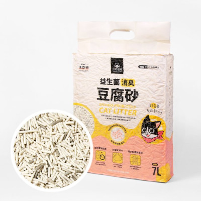 【團購/社群享98折】免運 汪喵星球 益生菌消臭豆腐砂（條型）2.7kg*6包