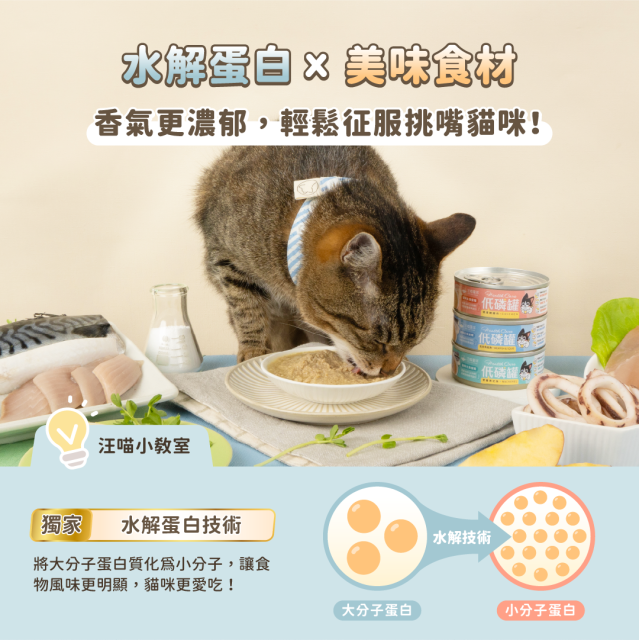【團購】汪喵星球 貓咪低磷低蛋白主食 80g*24入