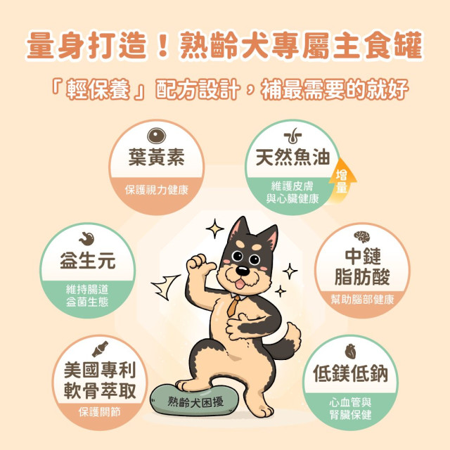 【團購】汪喵星球 銀養罐 熟齡犬無膠銀養主食罐 箱購