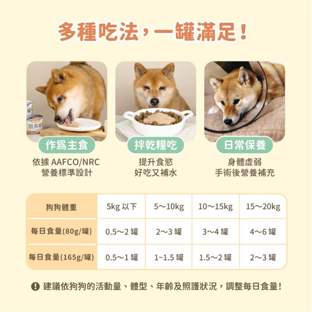 【團購】汪喵星球 銀養罐 熟齡犬無膠銀養主食罐 箱購