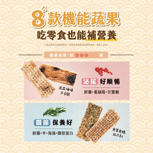 【團購】HeroMama 阿嬤養的 香烤機能蔬果燒肉80g 狗零食